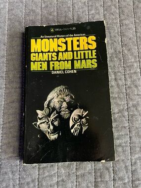 Monsters Giants and Little Men From Mars Daniel Cohen Vintage Dell Paperback